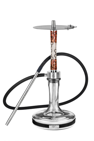 GEOMETRY HOOKAH BIG BRO STAB HONEYCOMB | RED-WHITE