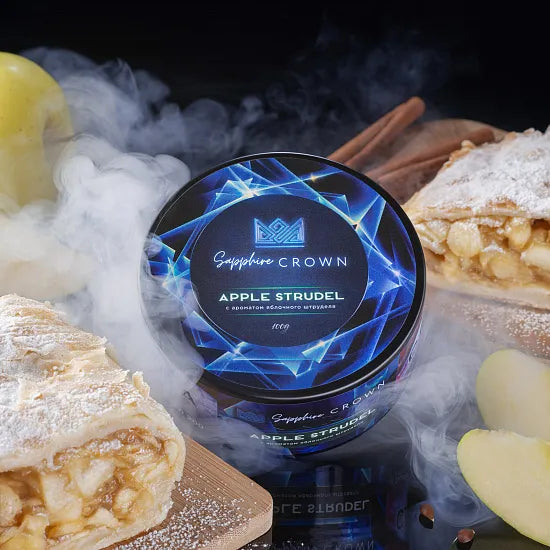 Sapphire Crown 200gr Apple Strudel Hookah Tobacco - Sweet Apple Pastry