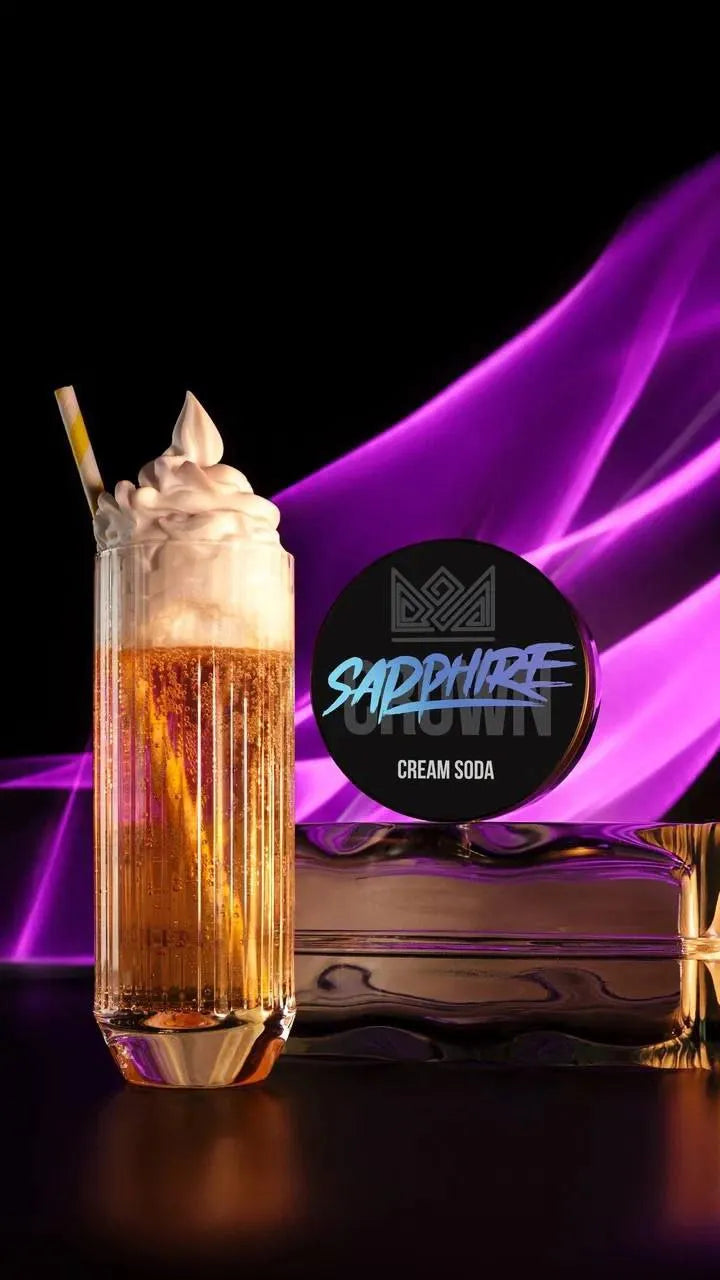 Sapphire Crown 200gr Cream Soda Hookah Tobacco - Classic Soda Delight