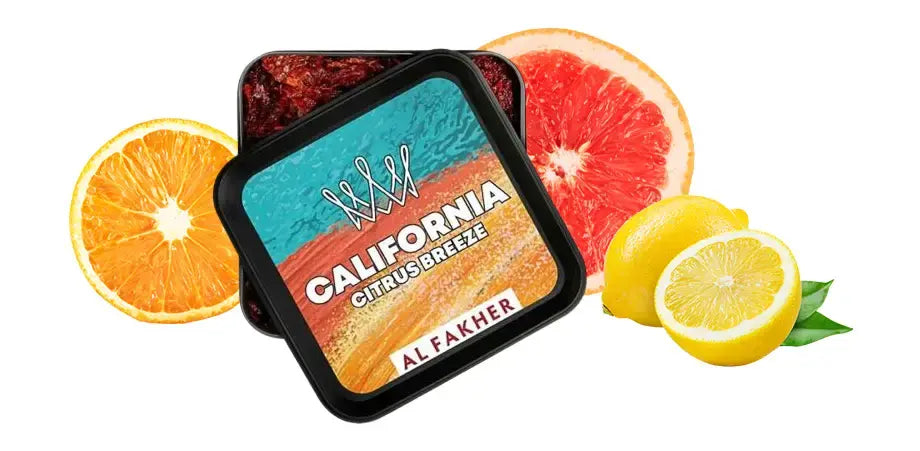 Al Fakher California Citrus Hookah Tobacco - Zesty Citrus Flavor, Available in 250gr