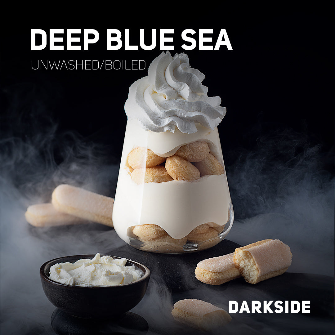 Darkside Deep Blue Sea - 250g. Indulge in a refreshing blend of blueberry and mint. Original Russian import. Free U.S. shipping on orders over $50.