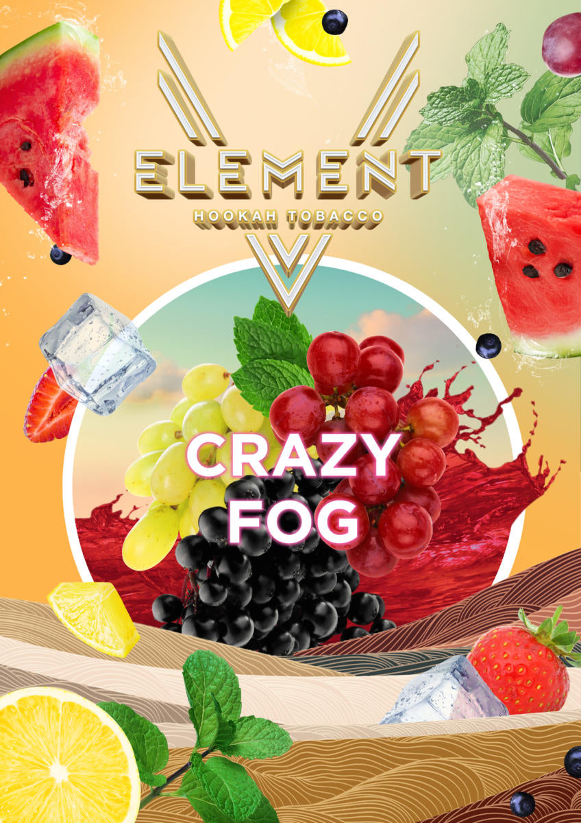 Crazy Fog V Line. Rich, layered flavors for an intense and intriguing smoking session.