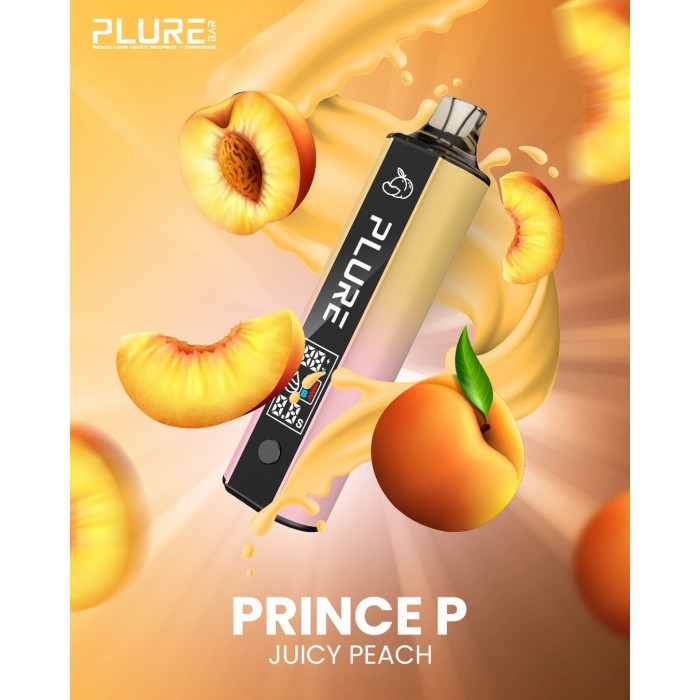 PLURE BAR 18ML 8000 Puffs 650mAh Smart Screen Prefilled Nicotine Salt Rechargeable Disposable Vape Device With Double Mesh Coil - Display of 5