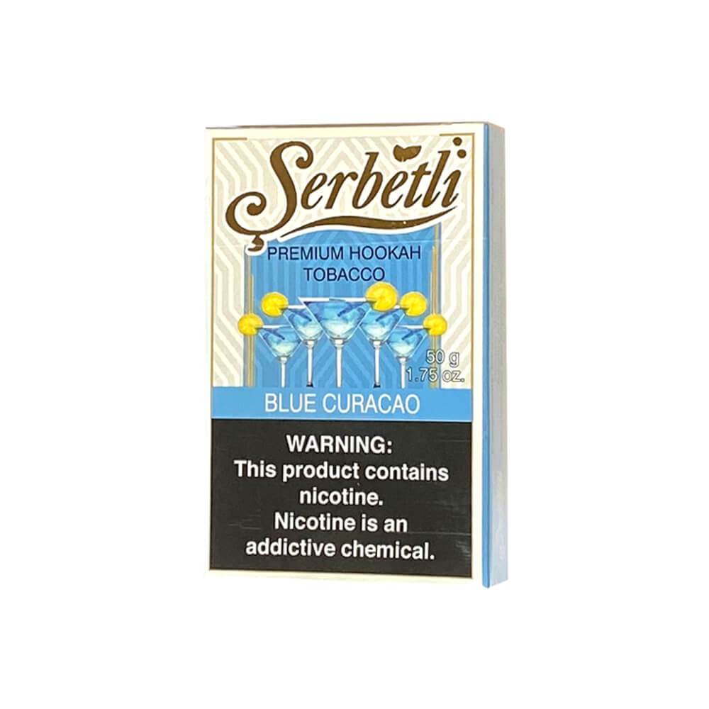 Serbetli Blue Curacao Hookah Tobacco 50g - Citrus and Sweet Flavor