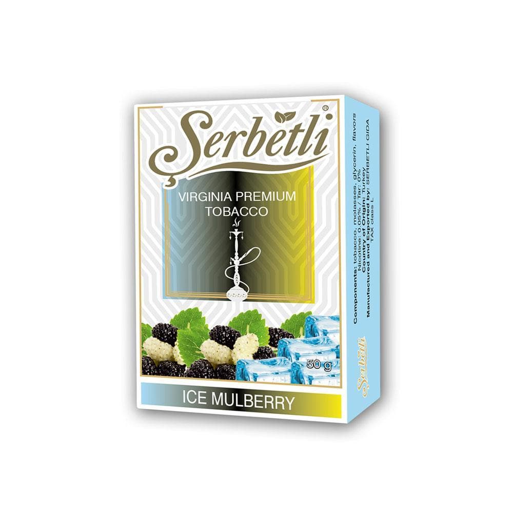 Serbetli Ice Muelberry Hookah Tobacco – Cool Mulberry Flavor in 50g & 250g