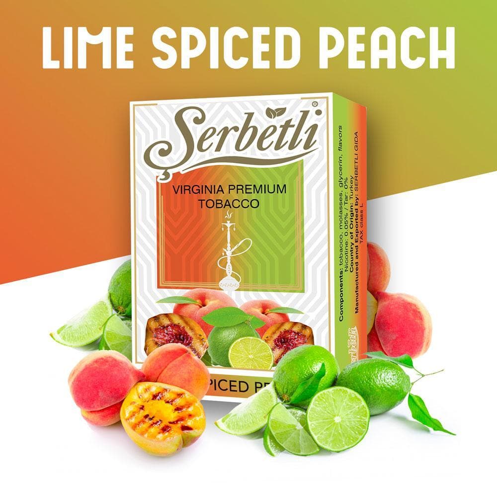 Serbetli Lime Spice Peach - 50g Sweet & Spicy Blend