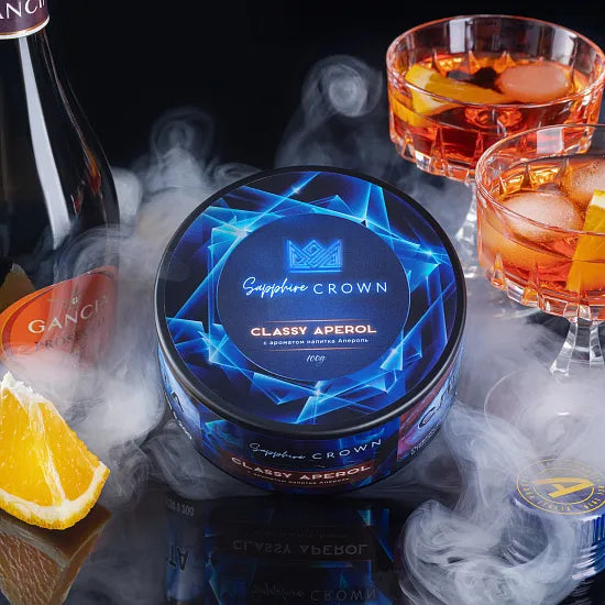 Sapphire Crown 200gr Classy Aperol Hookah Tobacco - Citrus Cocktail Experience