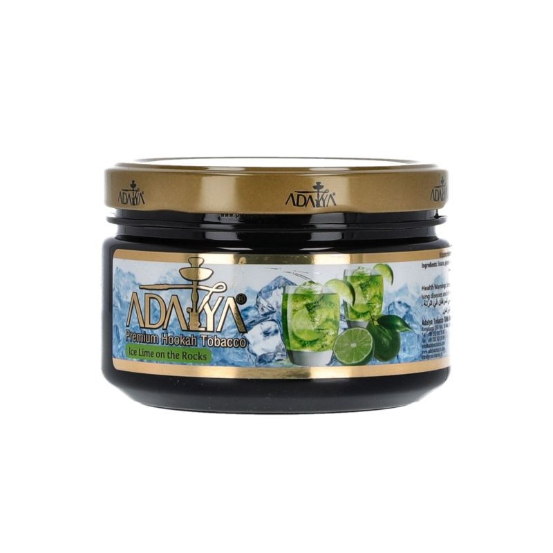 Adalya Ice Lime on the Rocks Hookah Tobacco 250g - Refreshing Lime with Ice