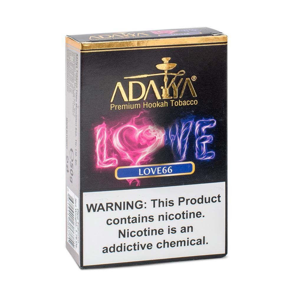  Adalya Love66 Hookah Tobacco 50g - Fruity & Floral Flavor - Turkish Tobacco - 50g Pack