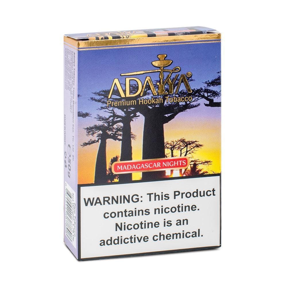 Adalya Madagascar Nights Hookah Tobacco 50g - Bold & Unique Flavor - Turkish Blend - Short Indulgent Sessions