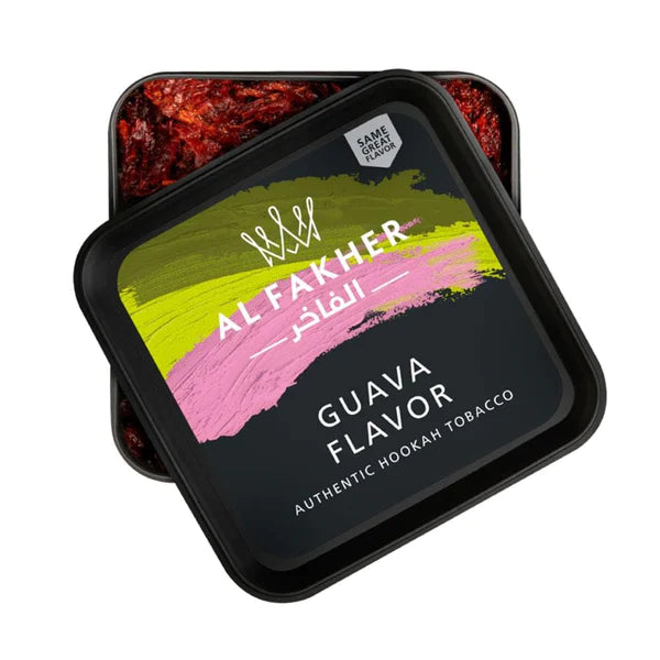 Al Fakher Guava Hookah Tobacco 1kg– Exotic and juicy guava flavor, offering a rich and tropical smoking experience for hookah enthusiasts.