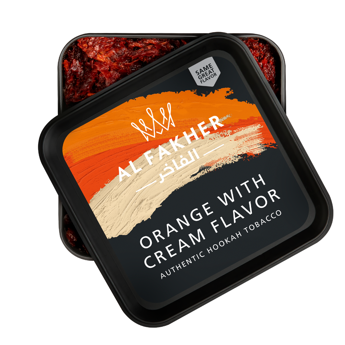 Al Fakher Orange with Cream Hookah Tobacco 250g - Sweet Citrus Cream Flavor for a Dessert-Inspired Hookah Session