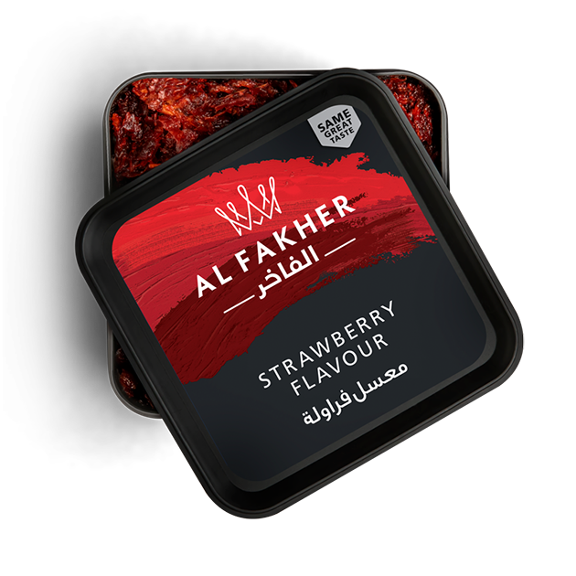  Al Fakher Strawberry Hookah Tobacco 1kg - Juicy Strawberry Flavor for Long Sessions with a Fruity Twist