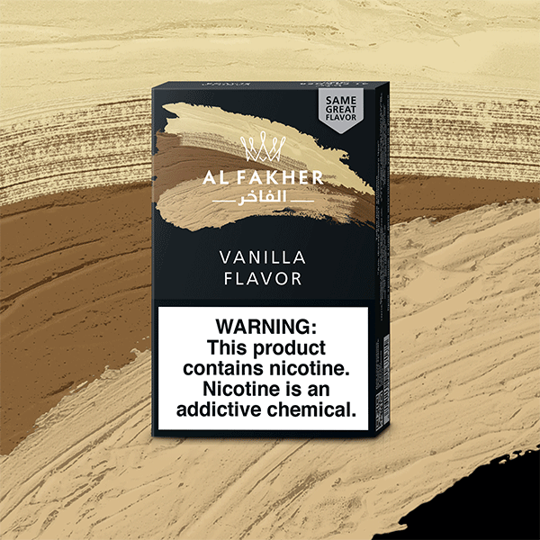 Al Fakher Vanilla Hookah Tobacco 50g - Smooth and Creamy Vanilla Flavor for a Mellow and Satisfying Hookah Session