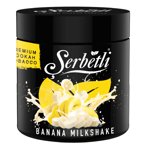 Serbetli Banana Milkshake Hookah Tobacco 250g - Creamy Banana Flavor