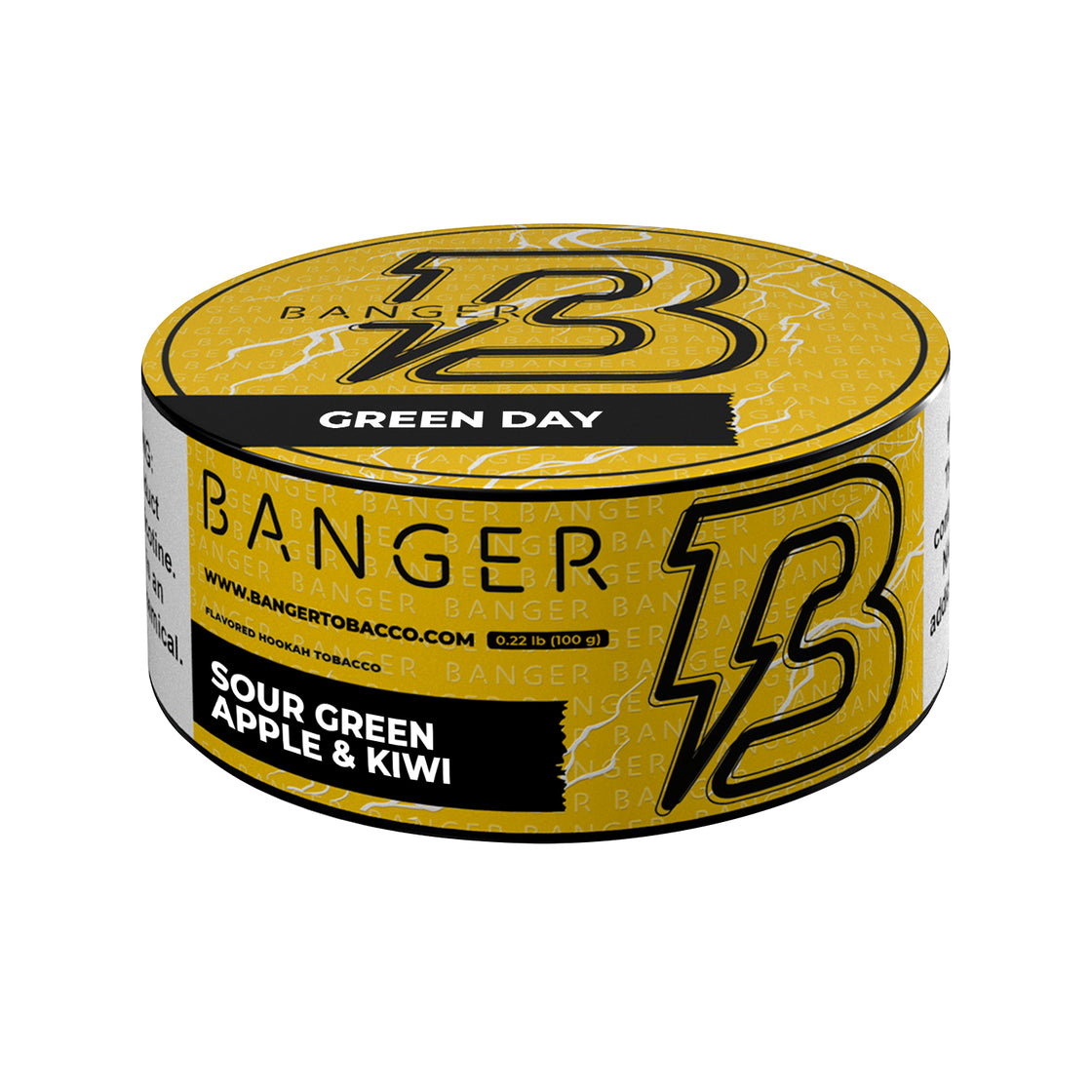  Banger Green Day Hookah Tobacco 100gr - Fresh Green Apple Flavor for a Crisp and Refreshing Hookah Experience