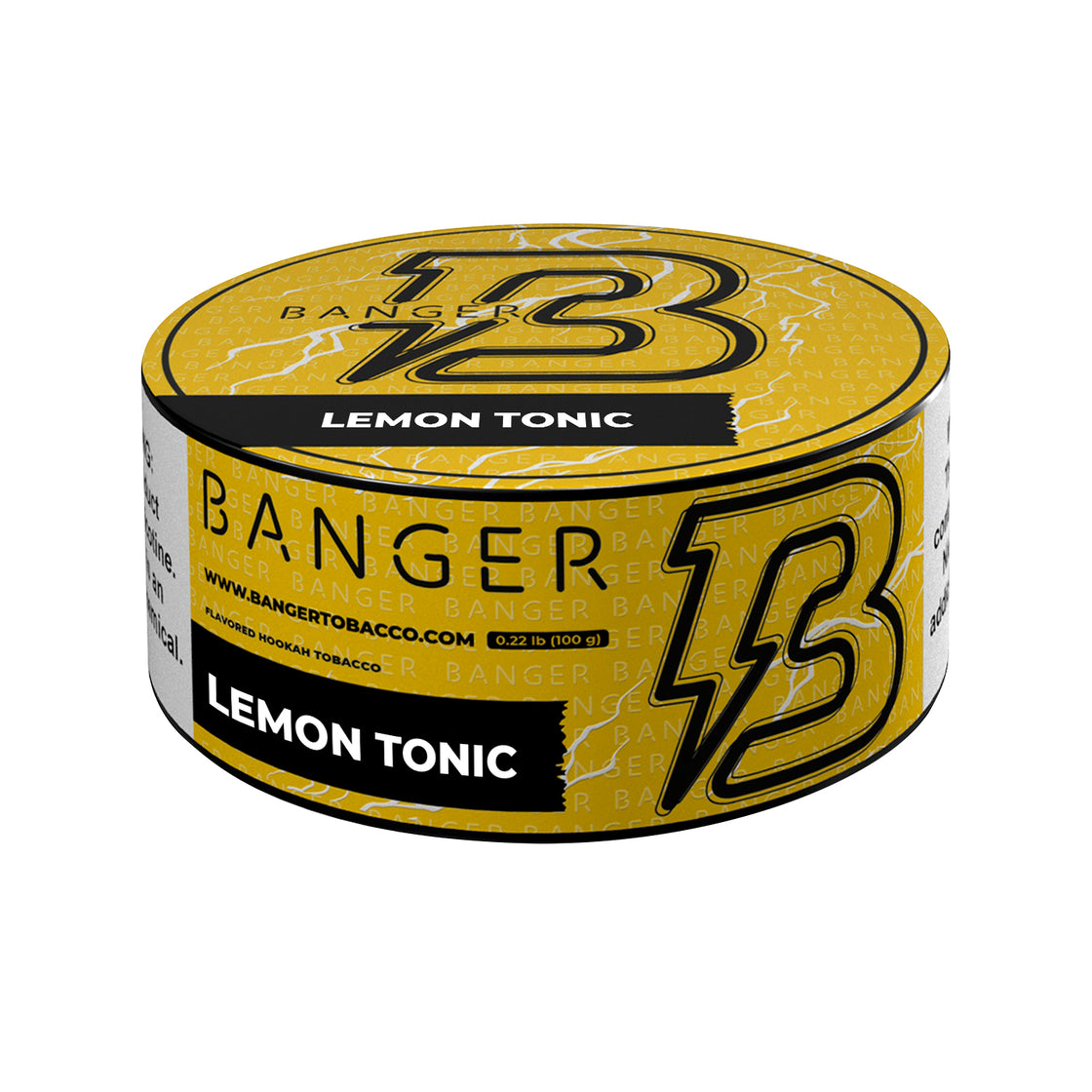 Banger Lemon Tonic Hookah Tobacco 100gr - Refreshing Lemon Tonic Flavor for a Citrusy and Zesty Hookah Experience