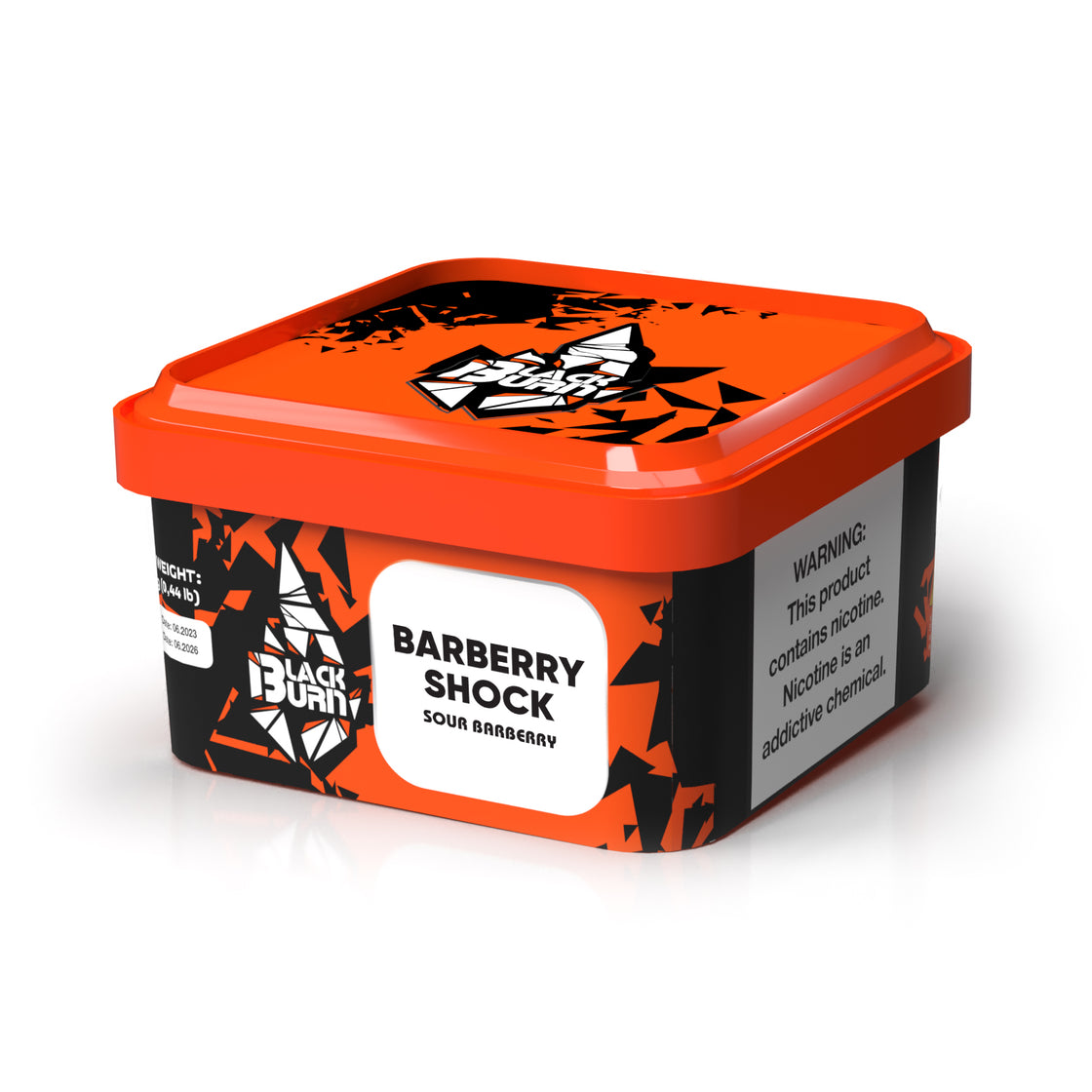 Black Burn Barberry Shock 200gr – Bold Barberry Hookah Tobacco Flavor