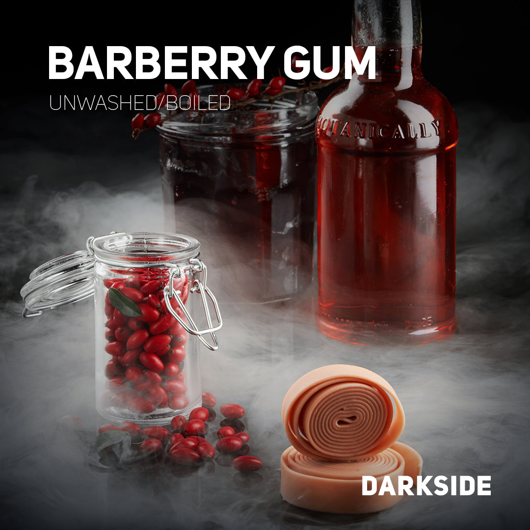 DarkSide Barberry Gum 100g - Refreshing blend of barberry and gum for a unique hookah flavor experience