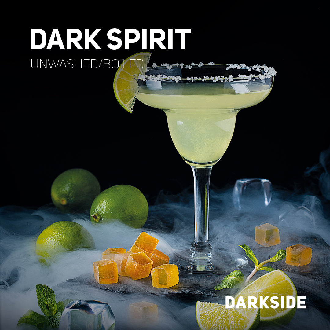 DarkSide Dark Spirit 250g hookah tobacco, delivering a rich and full-bodied flavor perfect for deep, satisfying sessions. Available at 710 Galaxy.