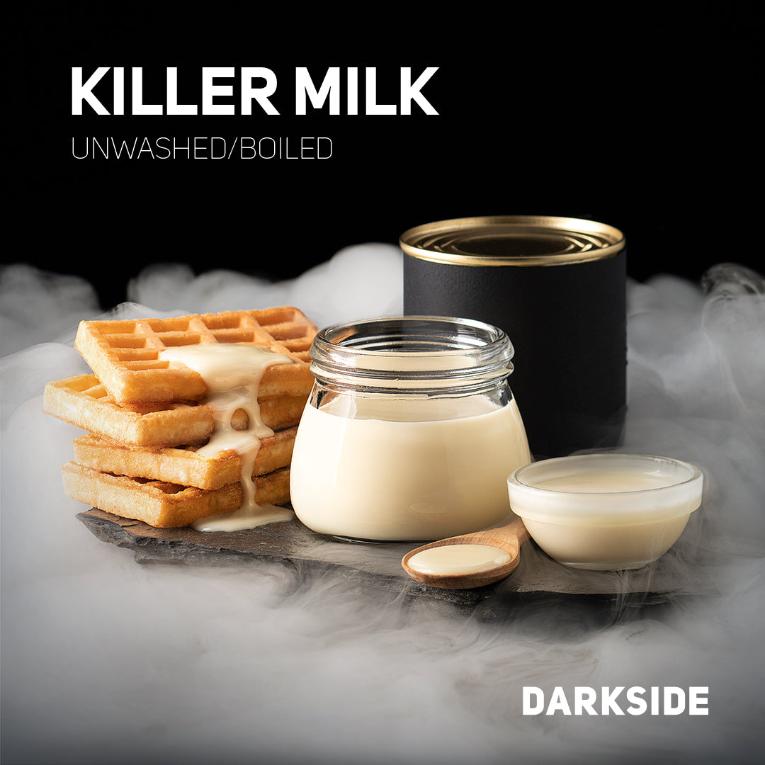 DarkSide Killer Milk Shisha: 250g Creamy Milk Hookah Tobacco