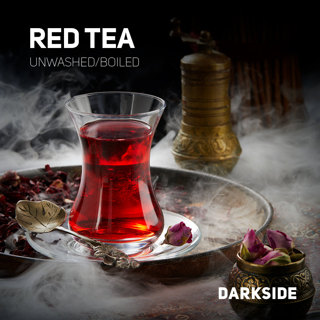 DarkSide Red Tea 250g – Bold Russian Hookah Tobacco with Unique Earthy Taste, Perfect for Hookah Enthusiasts Seeking Premium Flavor