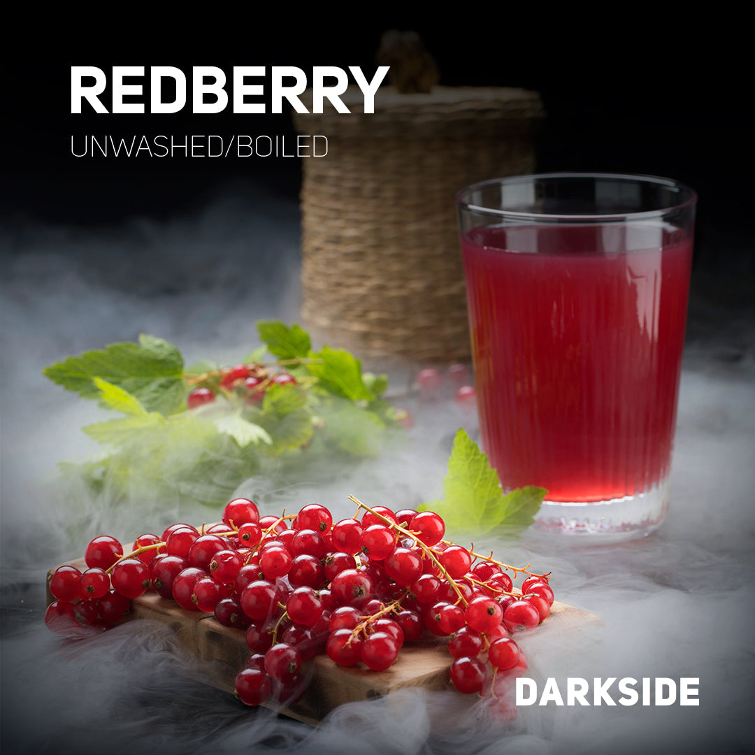 DarkSide Redberry 100g Hookah Tobacco - Sweet Berry Flavor for a Refreshing Hookah Experience