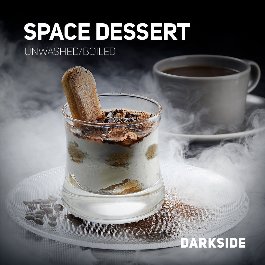 250g pack of Darkside Space Dessert Hookah Tobacco, featuring sweet dessert flavors in the authentic Russian package, perfect for extended sessions and fast USA delivery at 710 Galaxy.