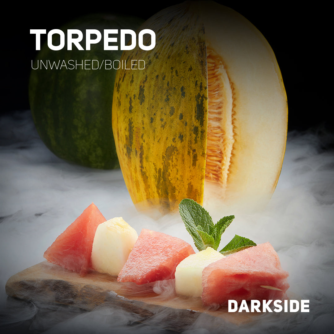 DarkSide Torpedo Hookah Tobacco 250g – Melon and Watermelon Flavor