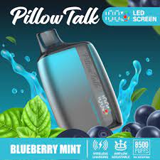 Pillow Talk 13ML 8500 Puffs 550mAh Prefilled Nicotine Salt Mesh Coil Wireless Charging Disposable Vape Device With E-liquid & Battery Screen - Display of 10