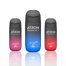 Air Bar ATRON 10ML 5000 Puffs 600mAh Prefilled Nicotine Salt Disposable Device With E-Liquid & Battery Indicator - Display of 10