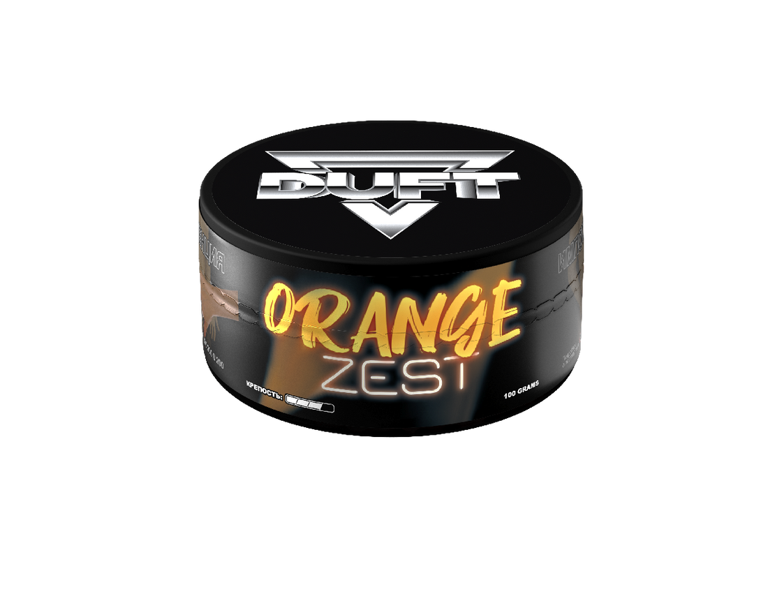 DUFT Orange Zest Hookah Tobacco 100g delivers a refreshing, bright citrus flavor with a tangy orange zest, perfect for a revitalizing smoke session. Ideal for citrus lovers seeking a fresh and invigorating experience.






