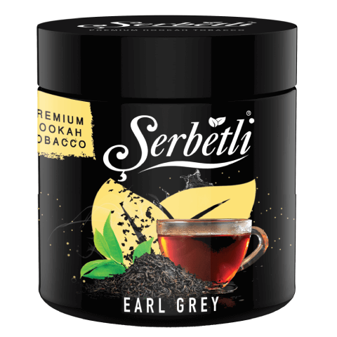 Serbetli Earl Grey Hookah Tobacco 250g - Classic Black Tea Flavor