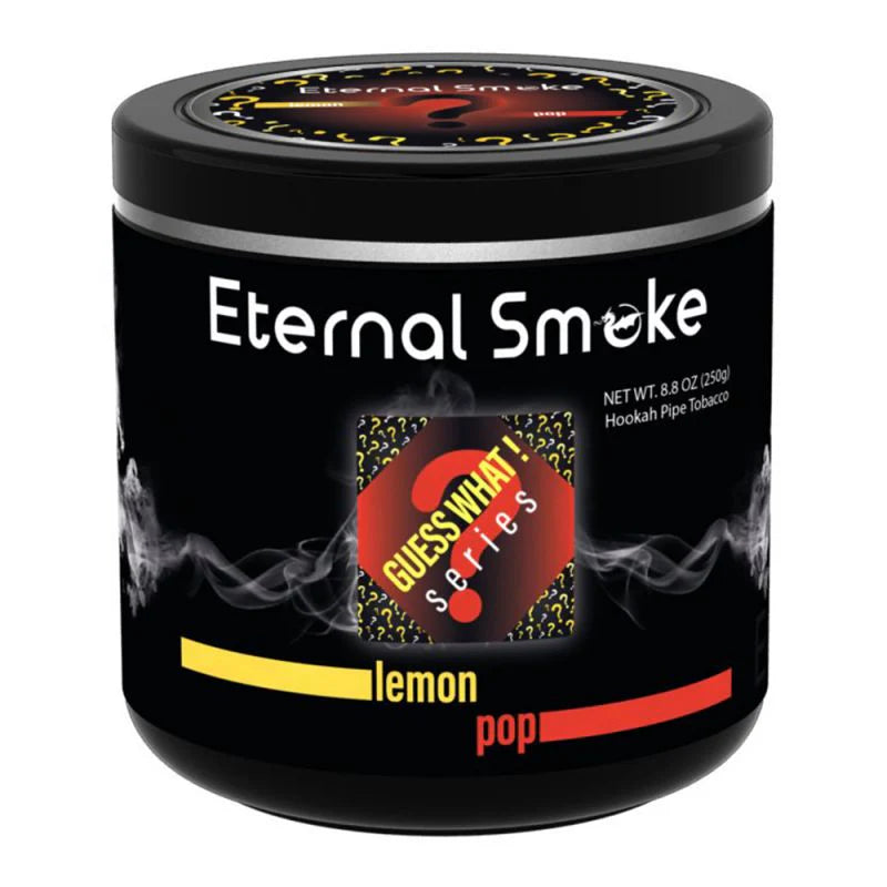 Eternal Smoke Lemon Pop Hookah Tobacco 250g provides a zesty and refreshing lemon flavor, ideal for citrus lovers seeking a crisp, invigorating smoke.