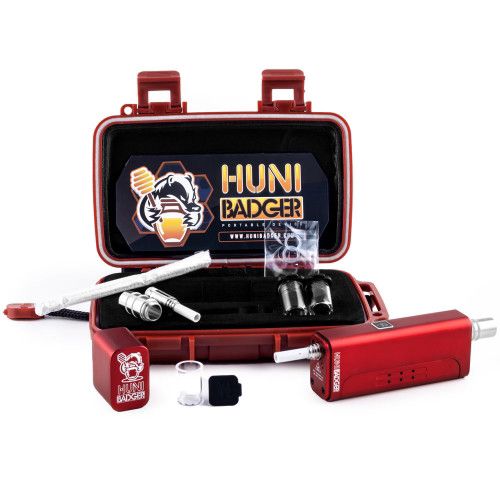 Huni Badger Nectar Collector with 510 eGo Adapter and 14mm Mouthpiece for Versatile Use