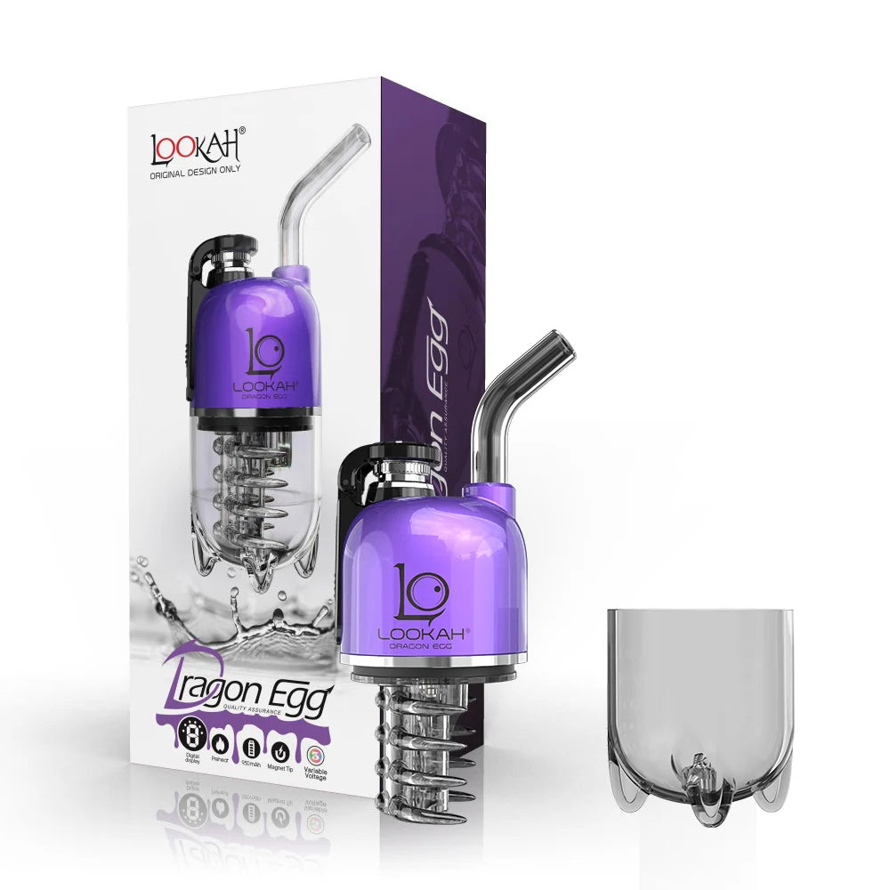  Lookah Dragon Egg Dab Rig: Portable and efficient. Water filtration for smooth hits. Ideal for concentrate enthusiasts.