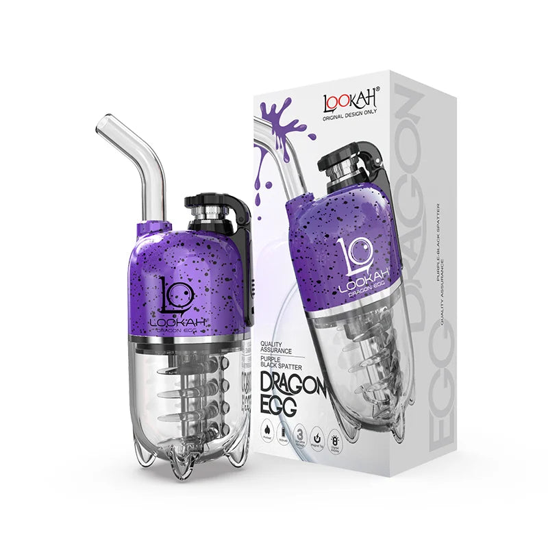  Lookah Dragon Egg Mini E-Rig: Discreet and portable. Water filtration for smooth dabbing. Perfect for on-the-go.