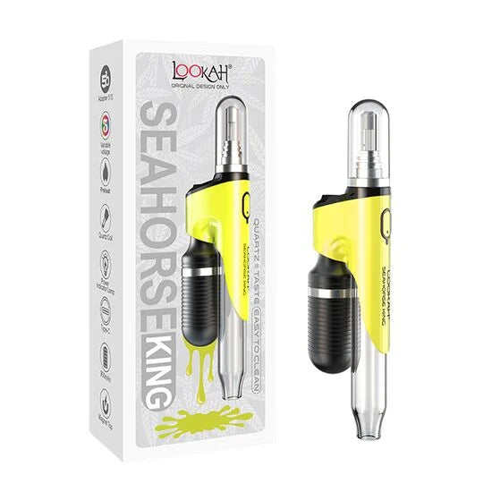 LOOKAH Seahorse King Nectar Collector: Smooth, flavorful dabs. 950mAh battery, 5 tips. Upgrade your dabbing experience.