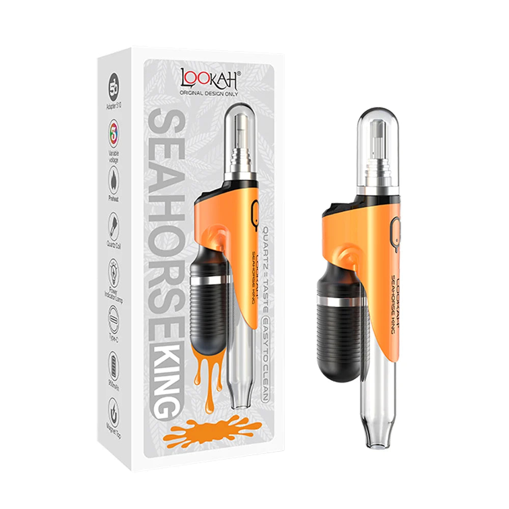 OOKAH Seahorse King wholesale. Electric nectar collectors, 5 tips, powerful batteries