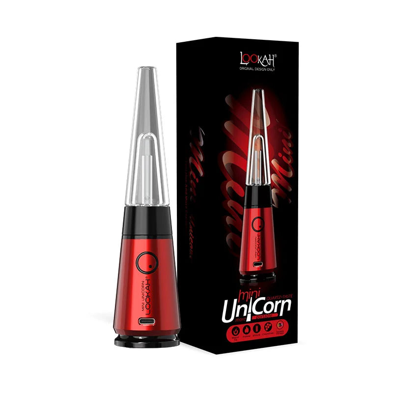 LOOKAH Unicorn Mini E-Rig: Compact and powerful. Water filtration, variable voltage, replaceable coils. 