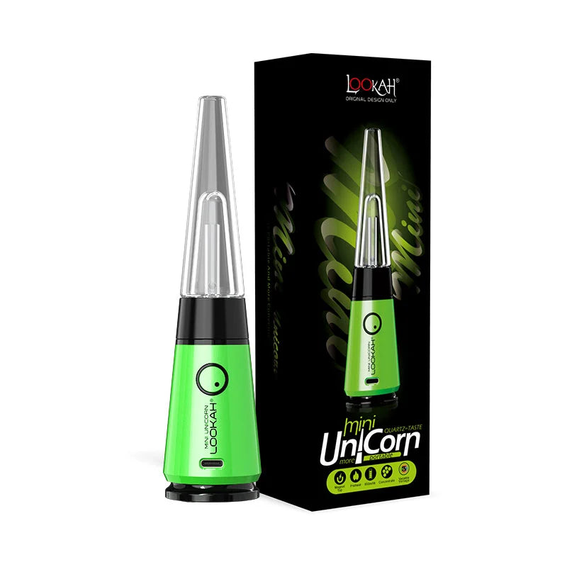  LOOKAH Unicorn Mini Electric Dab Rig: Consistent, flavorful dabs. 710 coils, easy to use. Get yours today.

