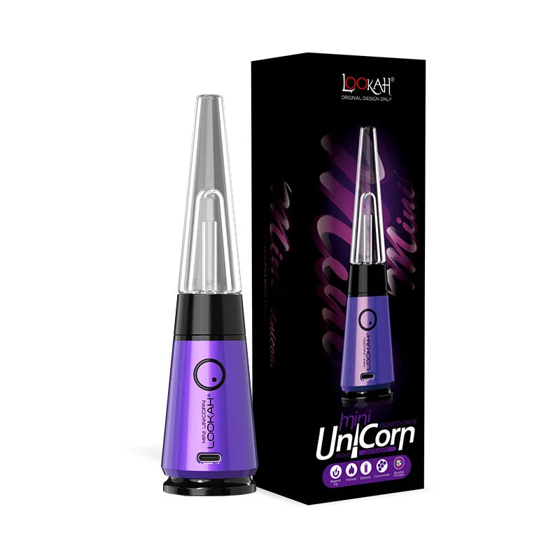  LOOKAH Unicorn Mini wholesale. Portable electric dab rigs. Water filtration. Contact us for bulk pricing.