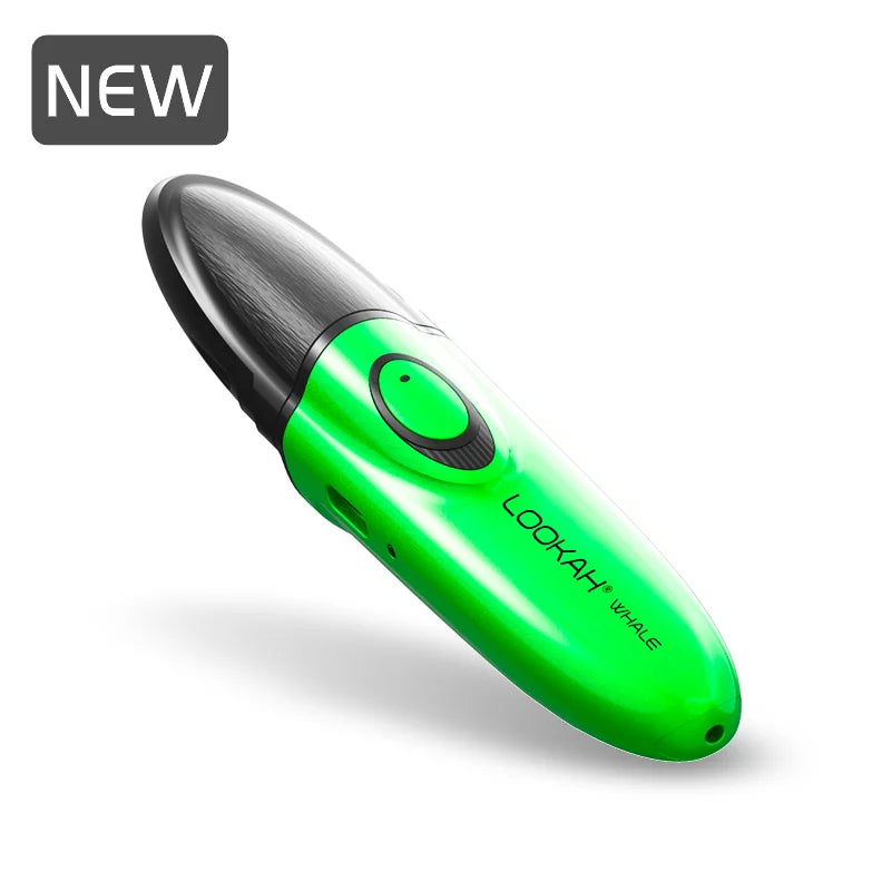 LOOKAH Whale Handheld Dab Rig: On-the-go dabbing made easy. Electric nectar collector, long-lasting battery.