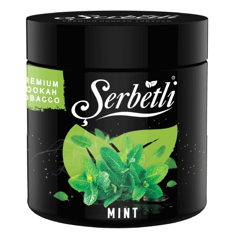 Serbetli Mint Hookah Tobacco - Refreshing Mint Flavor, 250g