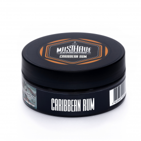 Musthave Caribbean Rum 250g: Tropical, exotic rum flavored shisha for a smooth hookah experience.