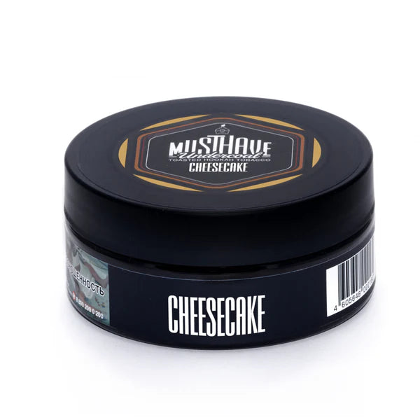 Musthave Cheesecake 125g: Creamy, dessert-inspired hookah tobacco. 