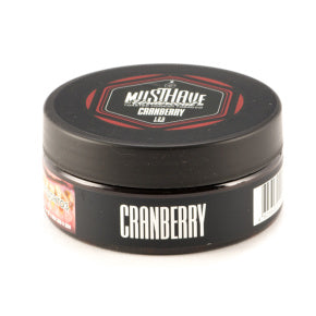 Musthave Cranberry 250g: Premium tart berry shisha. Free US shipping on orders over $50