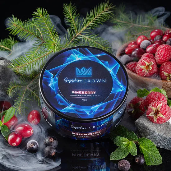 Sapphire Crown Pineberry Hookah Tobacco 200gr - Unique Strawberry-Pineapple Blend for a Smooth and Sweet Hookah Experience