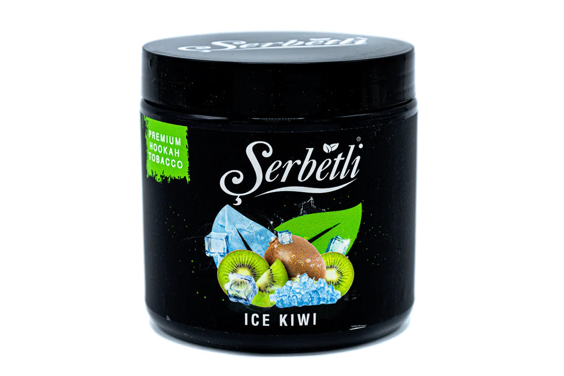 Serbetli Ice Kiwi Shisha: 250g Exotic Cool Kiwi Hookah Tobacco