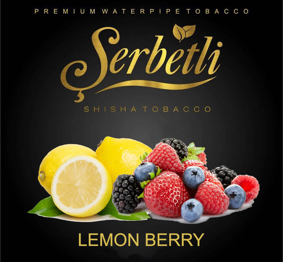 Serbetli Lemon Hookah Tobacco – Pure Citrus Refreshment, 250g